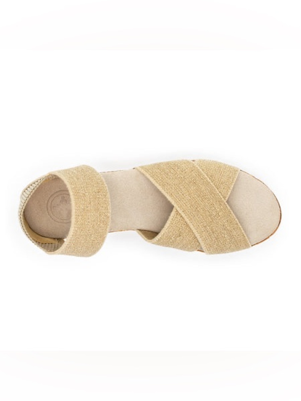 CHARLESTON SHOE CO. Beige Crisscross Espadrille Sandals - Picture 4 of 13